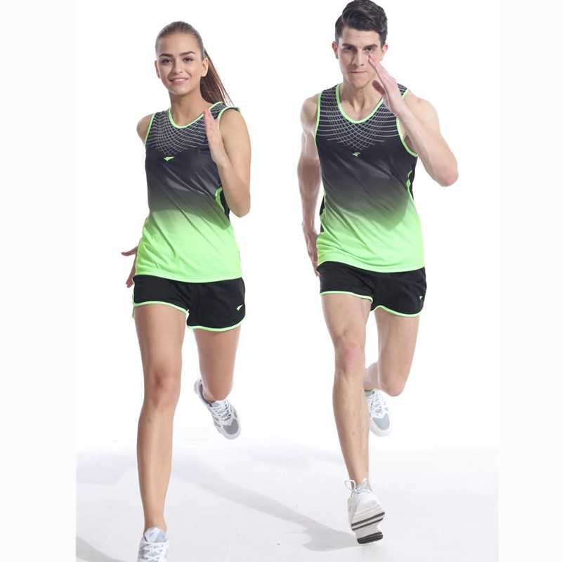 Unisex Running Bamboo Fiber Top and Shorts