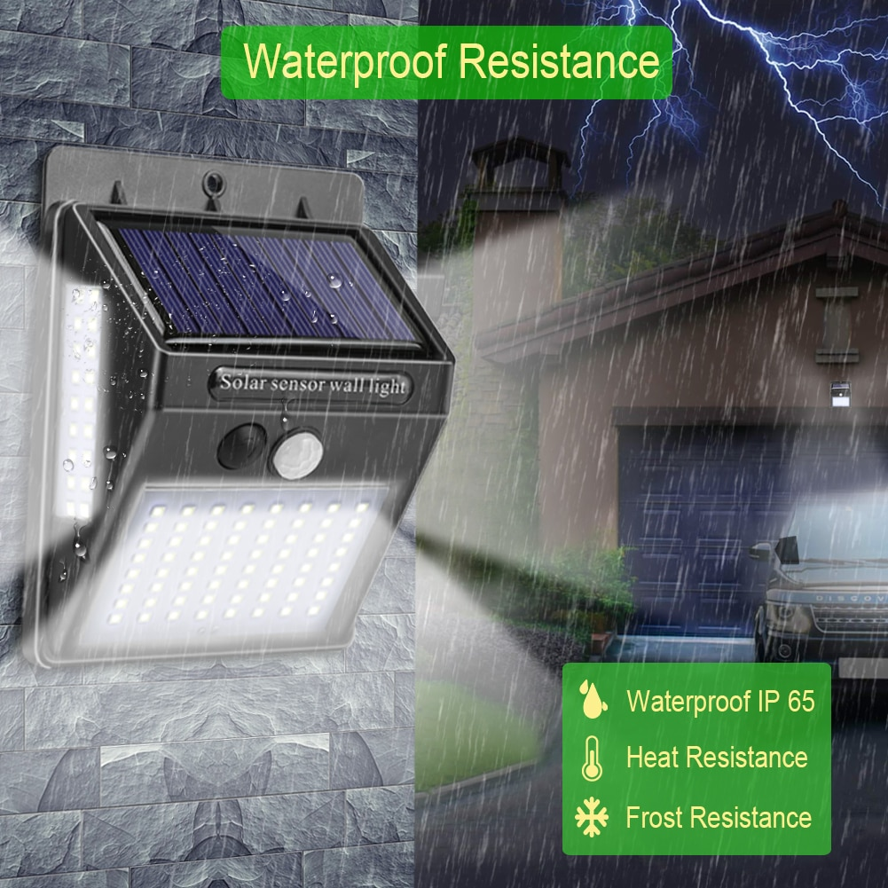 Wireless Waterproof Solar LED Lamp