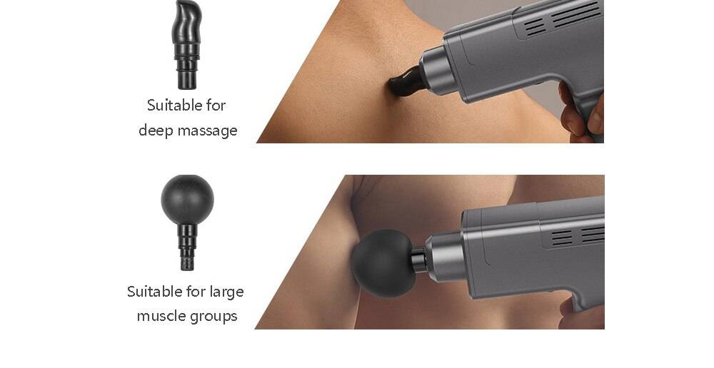Body Massage Gun LCD Display Exercising Muscle Electric Massager Gun head Massager for Neck and Back Vibrator Slimming Shaping Body Massage Gun LCD Display Exercising Muscle Electric Massager Gun head Massager for Neck and Back Vibrator Slimming Shaping