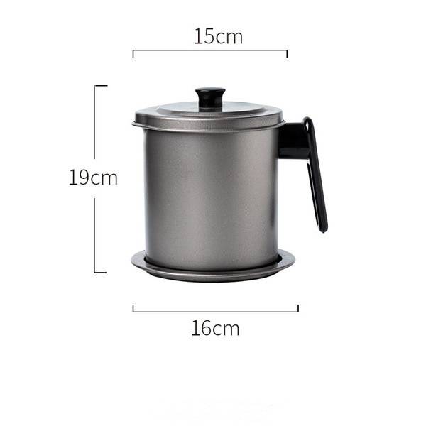 Stainless Steel Oil Filter Pot | asghedom.com