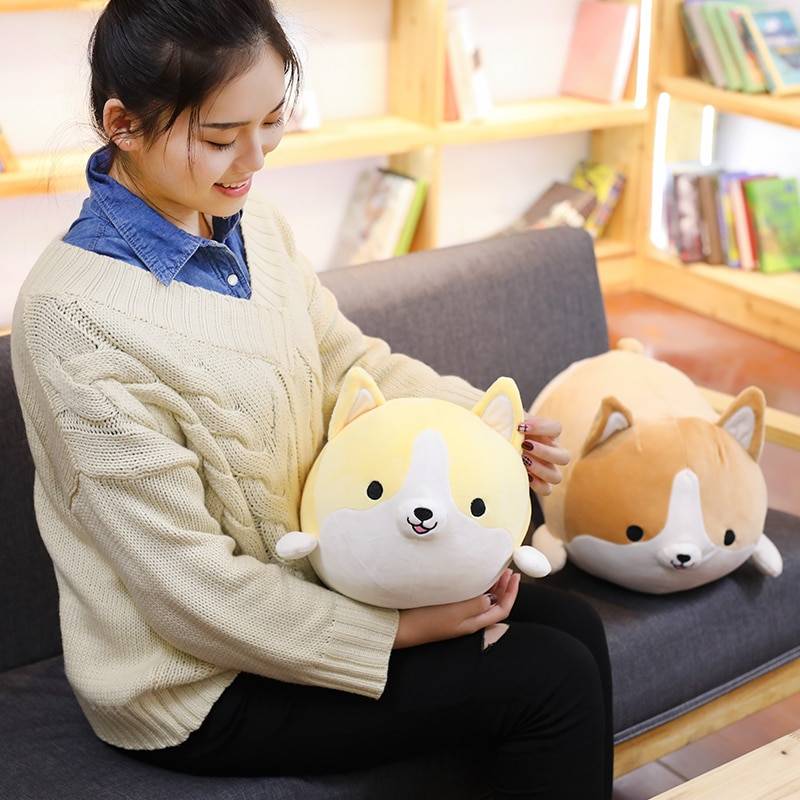 Cute Corgi Plush Pillow