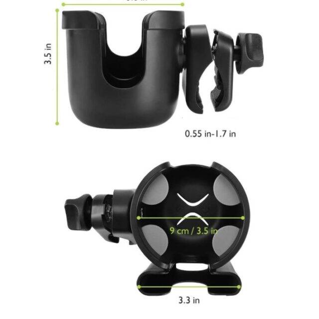 Cup and Phone Holder for Stroller