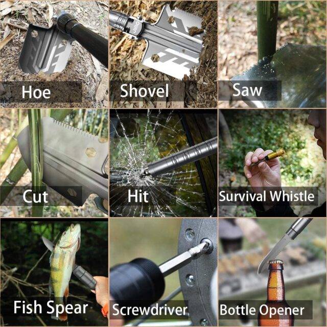 Multi-Purpose Folding Shovel