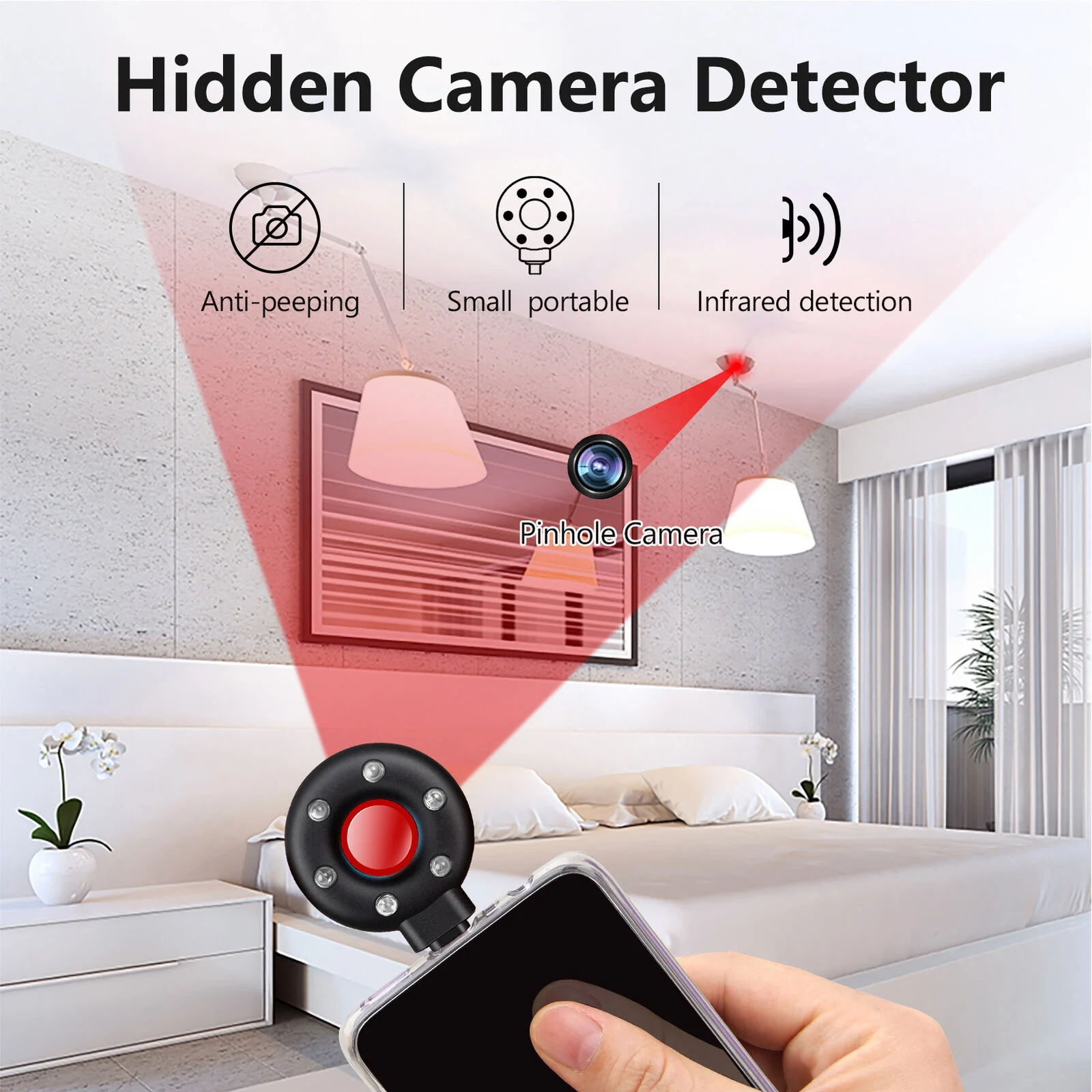 Infrared Mini AntiSpy Detector