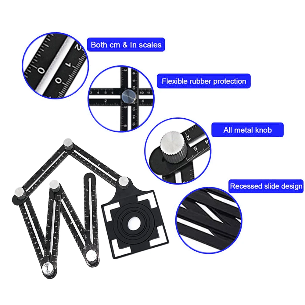 Multi Angle Measuring Ruler