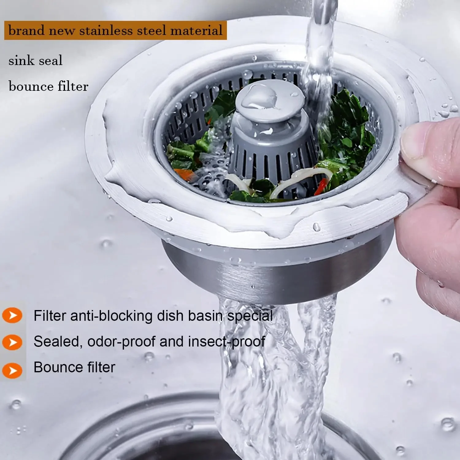 Kitchen Sink Odor Filter